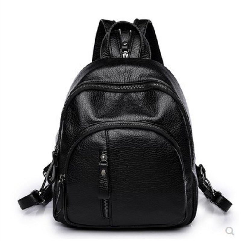 极速New Fashion Woman Backpack BHigh Quality Youth PU Daypac