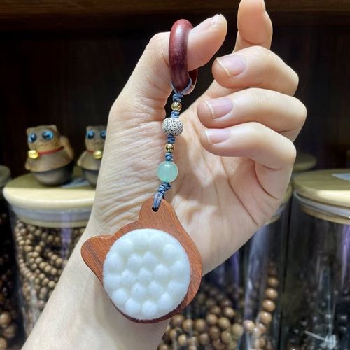 极速紫檀木文玩刷子 搭配紫檀木戒指D圈 木质文玩盘玩diy女款手链