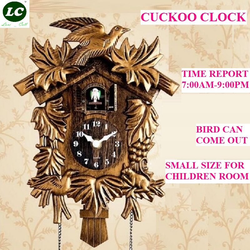 极速Wall Clock Clock Cuckoo LivingE Room Bird Cuckoo Daytime