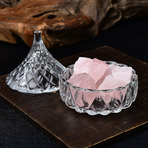 极速天然b水晶原石摆件粉黄白紫水晶无火香薰精油扩香石家用卧室