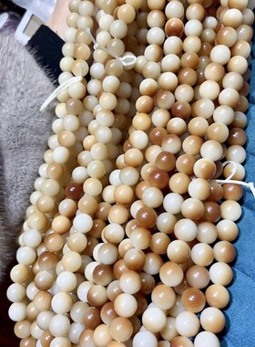 极速碳烤a菩提根10mm半成品散珠子 diy女款手链项链散珠子半成品