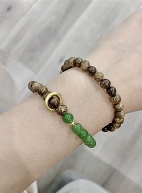 极速越南沉香两圈女款手链 无香味 女款6mm左右S双圈手串 小众百