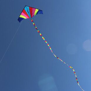 新品 Kite Delta Stunt forI Rainbow Meters Tail