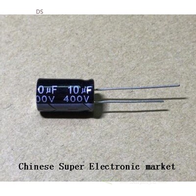 极速10PCS  4g00V10UF 10*17mm 10UF 400V 10*17 Electrolytic ca