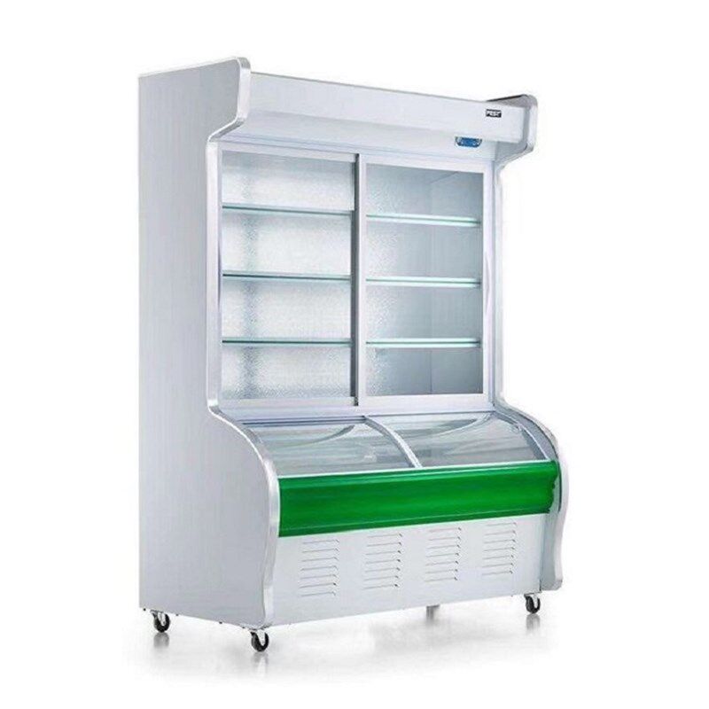 新品风幕柜点菜柜展示柜冷v柜 酒店餐厅学校食堂商用厨具厨房设备