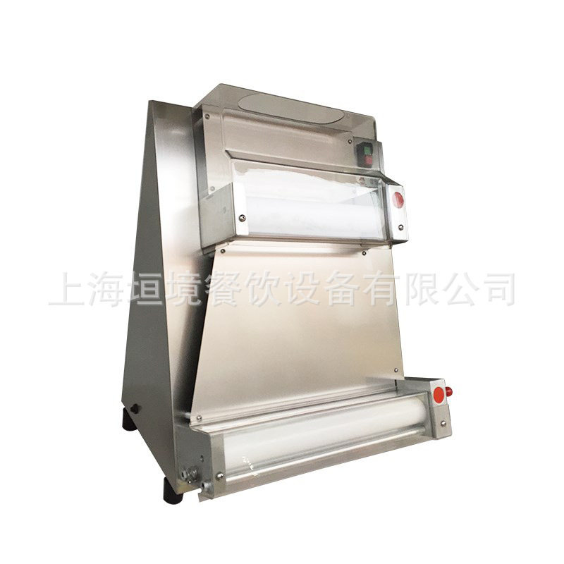 新品15寸披萨成形机 比萨面团滚圆机F 商用饼皮成型机 披萨压面机