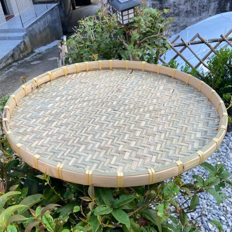 极速晒陈皮神器晒东西的乾货网竹子竹编晒L垫竹编茶叶晾晒架竹晒