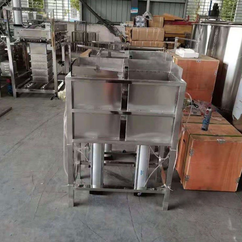 极速冲浆豆腐成型机n嫩豆腐冲浆桶气动铲水豆腐机不锈钢豆制品工