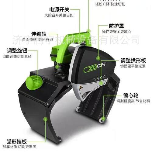 厂家销售ZD220电动切管机 钢管切割机 卡箍式圆管切割机出口