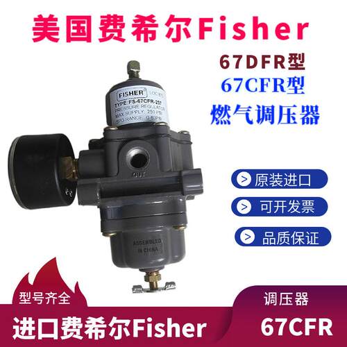 费希尔Fisher 67CFR、67DFR、67DFSR 系列过滤减压阀1/2NPT 接口