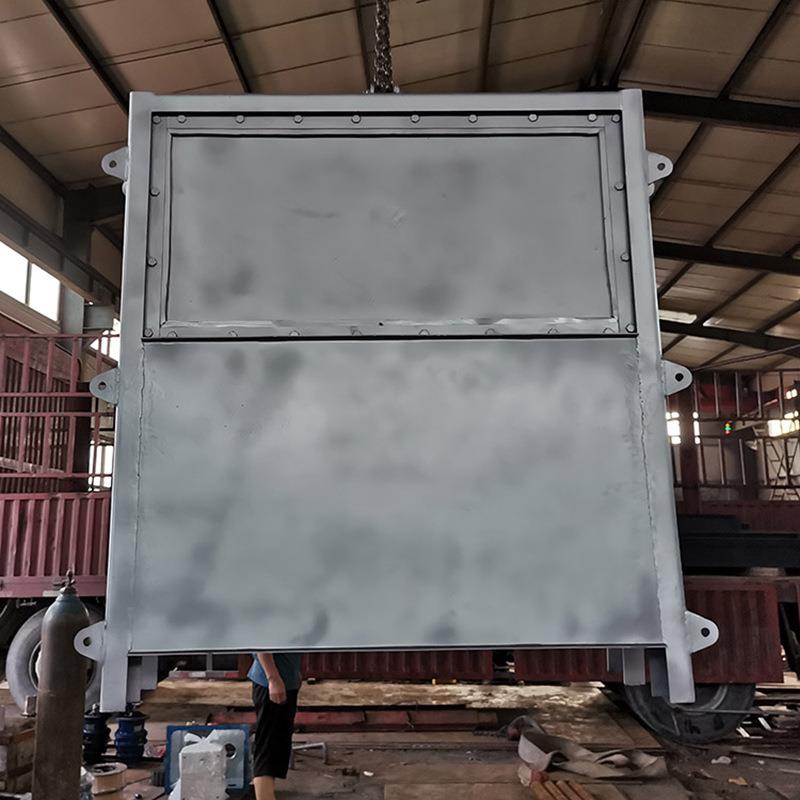 厂家直销碳钢不锈钢可调节附壁式墙式下开式堰门钢制闸门生产厂家