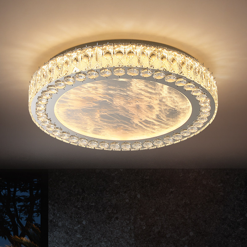 2026新款护眼LED卧室吸顶灯现代轻奢大气云雾高级感水晶书房灯,家装灯饰光源,餐厅/卧室/书房吸顶灯,淘宝优惠券,粉丝福利购,淘宝优惠卷