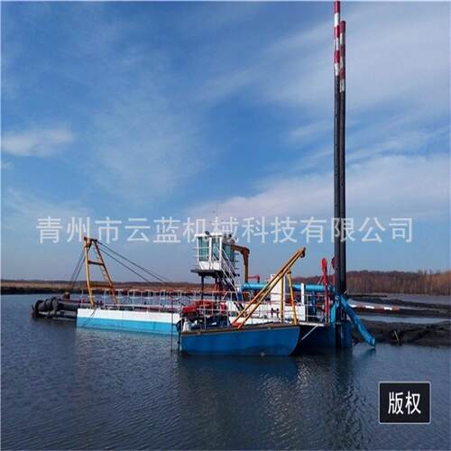 挖河43555道小型船 吸式抽沙绞船现货 广泥东清淤绞吸船生产厂家