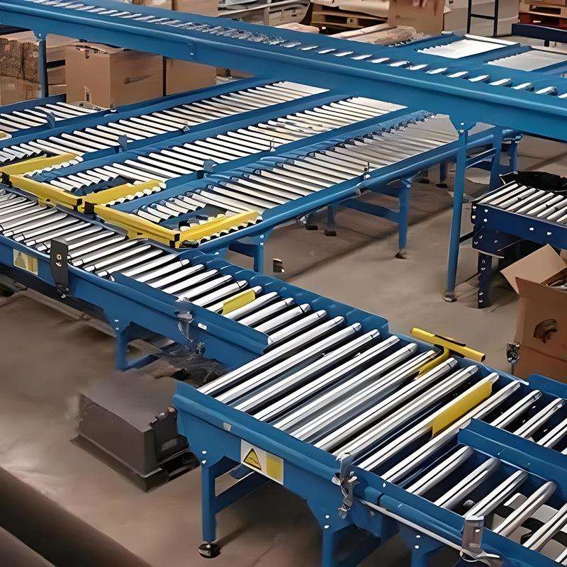 无物艾贝斯动力滚筒线自工车间电商流动力辊筒动分拣输送机厂滚道