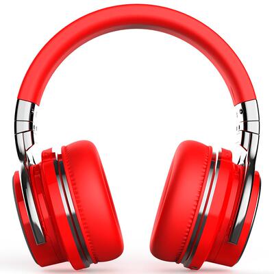 魅动 E6魅动 E7-pro主动降噪耳重低式音E6无牙线蓝头戴升级版炫酷