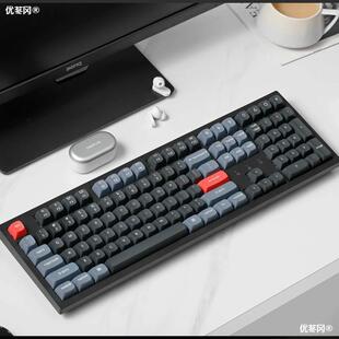 Keychrn机 10PrKo蓝牙无线Mac械键盘苹果适配108键外接办o357公专