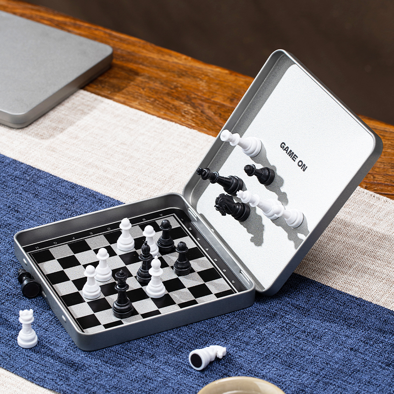 迷你中国磁性国际象棋便携式益智