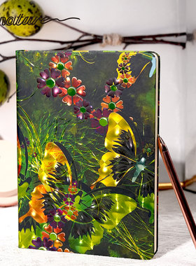 Signature 记事本a5笔记本精致浮雕设计手账本子Notebook横线本子