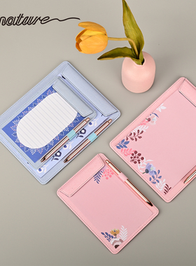 Signature便签夹书写板 会议垫板皮质记录夹板商务磁吸办公文件