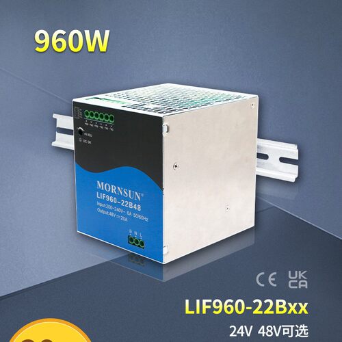金升阳导轨式开关电源LIF960-22B24/48