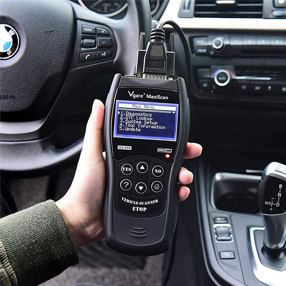 Vgate VS890 读码卡 汽车故障诊断仪直销 支持13种语言OBDII