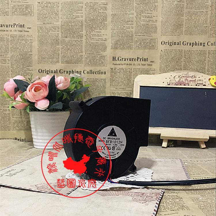 烧烤炉专用抽风风扇 离心 涡轮 鼓风机 BFB1012H 9733 12V 1.20A