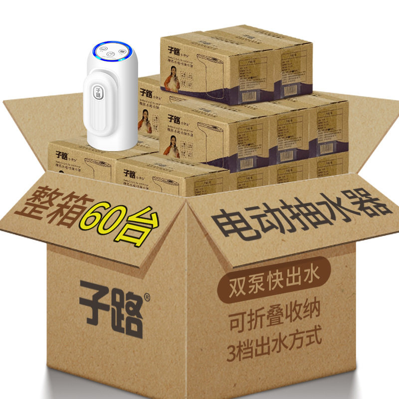 子路双泵折叠电动抽水器充电款压水器饮水机上水器 整箱发货