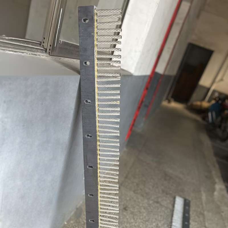 钢丝毛条刷免烧砖机毛刷耐磨钢丝尼龙硬毛排刷加厚长条刷耐磨清扫