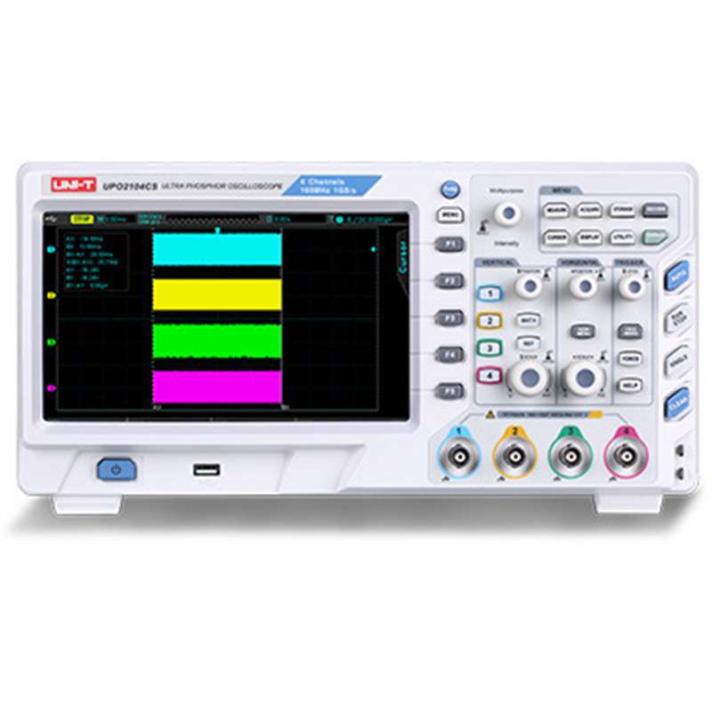 优利德UPO2102CS/UPO2104CS四通道数字存储荧光示波器 100MHZ带宽