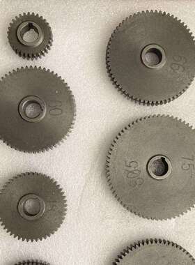 齿轮WM210V型号用英制螺纹齿轮小型车床铸铁金属齿轮硬齿面斜齿轮