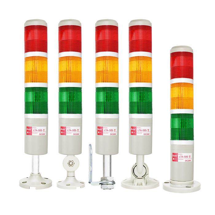 三色灯LTA-505-3T三色报警指示灯24v220vLED多层警示塔灯12v6v
