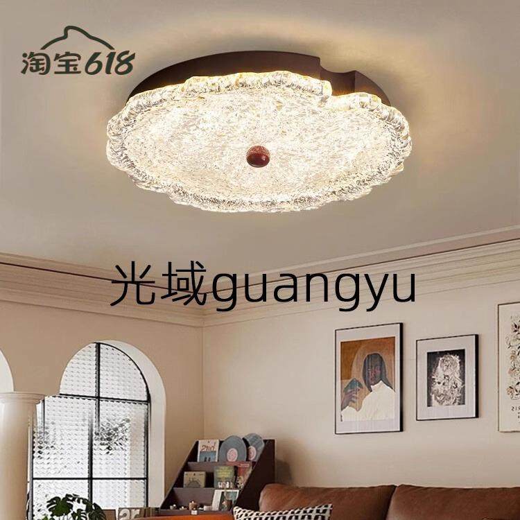 【荷叶】法式复古卧室灯美式轻奢2025新款高级感书房房间吸顶灯,鲜花速递/花卉仿真/绿植园艺,割草机/草坪机,淘宝优惠券,粉丝福利购,淘宝优惠卷