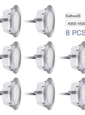 LED甲板灯花园地埋灯IP67 花园引路灯 楼道台阶灯 阶梯灯串6个装