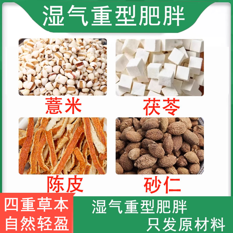 薏仁茯苓砂仁陈皮茶正品养生茶白伏苓生薏米组合茶包小包装泡水喝