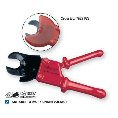 意大利INTERCABLE铜铝棘轮切刀D32 切断范围 ø 32 mm / 240 mm2