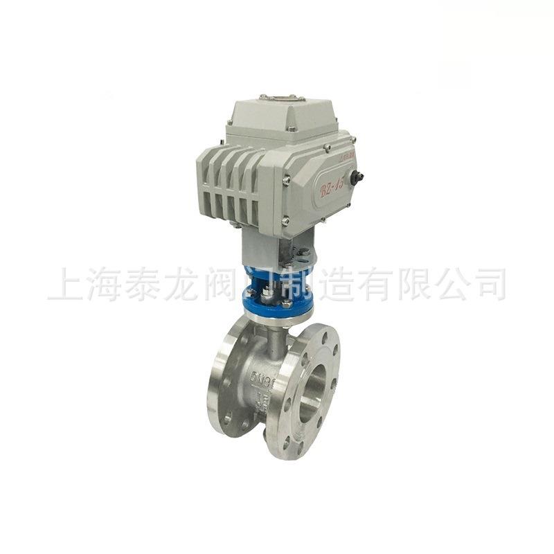 D943W-16P R RL金属三偏心304 316L不锈钢电动硬密封法兰蝶阀开关