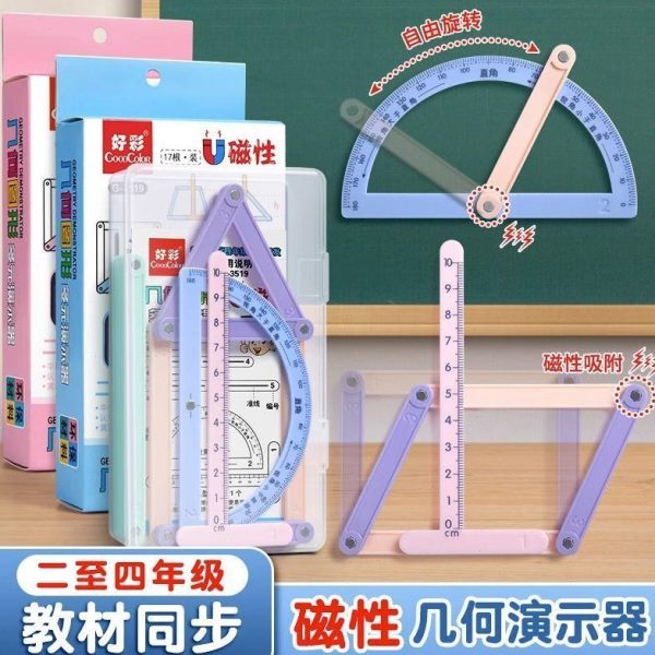 四多形与三角形磁性器演边教具器示四年级数学年级示边演二几何形
