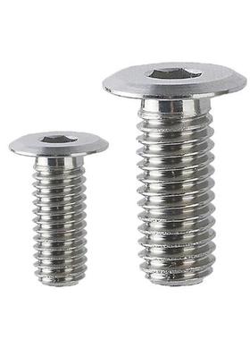 TAR11 超短头内六角螺栓 CBSTSR2.5-3/4/5/6/8/10 不锈钢薄头螺丝