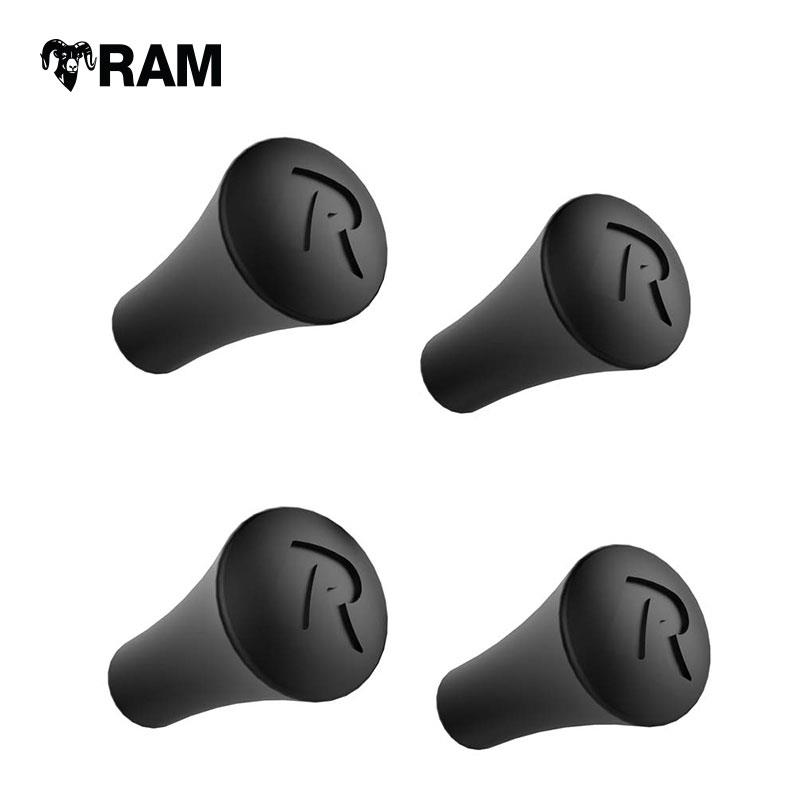 美国RAM 防滑橡胶小帽 X战警千足虫背夹专用皮套软帽原装正品配件