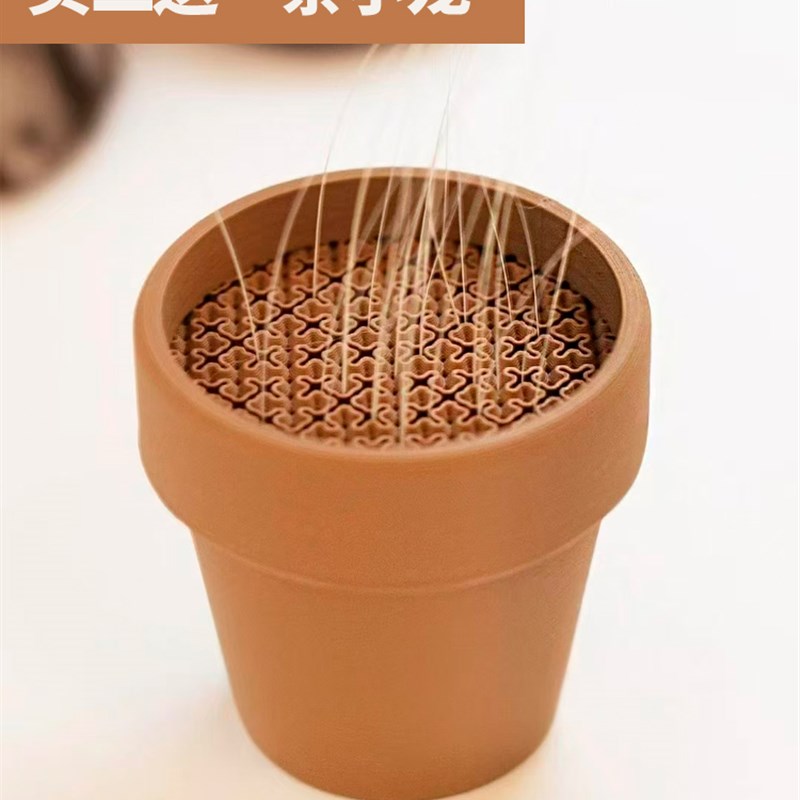 宠物猫咪胡须收集器3D打印设计花盆摆件