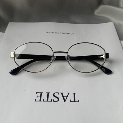 艺尚TION同款近视全框眼睛框镜架眼镜框女韩版潮复古简约个性见月