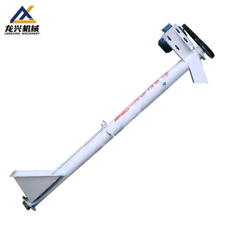 倾斜绞龙圆管送料机不锈钢加料上料机各种螺旋提升机厂家直销