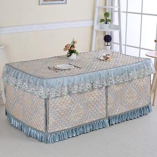 12片电炉罩套加厚长方形烤火桌子罩套家用客厅茶几烤火炉桌罩 欧式