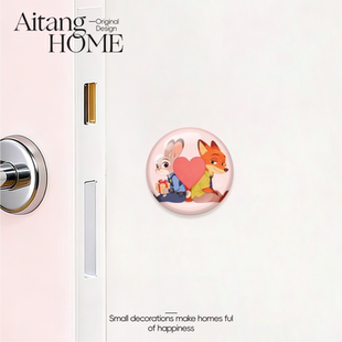 疯狂动物城门阻硅胶防撞贴冰箱卧室柜门高级门挡婴儿保护神器墙贴