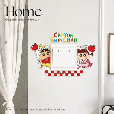 卡通开关边框套插座遮挡装饰美化