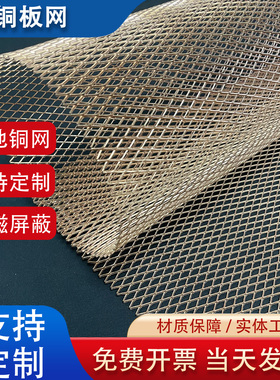 电极铜网菱形孔拉伸铜板网圆孔纯紫铜网 黄铜板网厚0.04-2mm