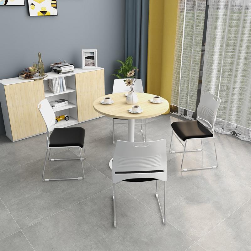 上海震轩办公家具洽谈桌简约现代圆形售楼处接待桌会客商务圆桌椅