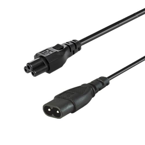 C5转C8两孔8字尾公头转三孔梅花尾母头数码便携转换短电源线