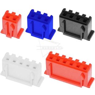 6P插头接插件 红蓝黑白XH2.54mm胶壳端子彩色接插件连接器2