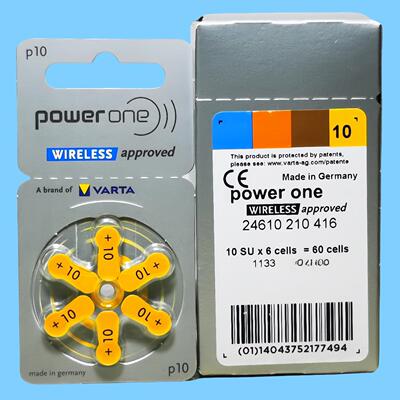 德国进口powerone助听器电池P10 P13 P312P675电子A10A13A312耳蜗